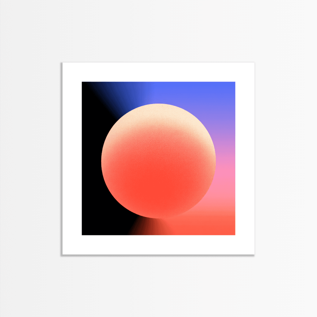 Almost Red Sphere - The Secret Gallery