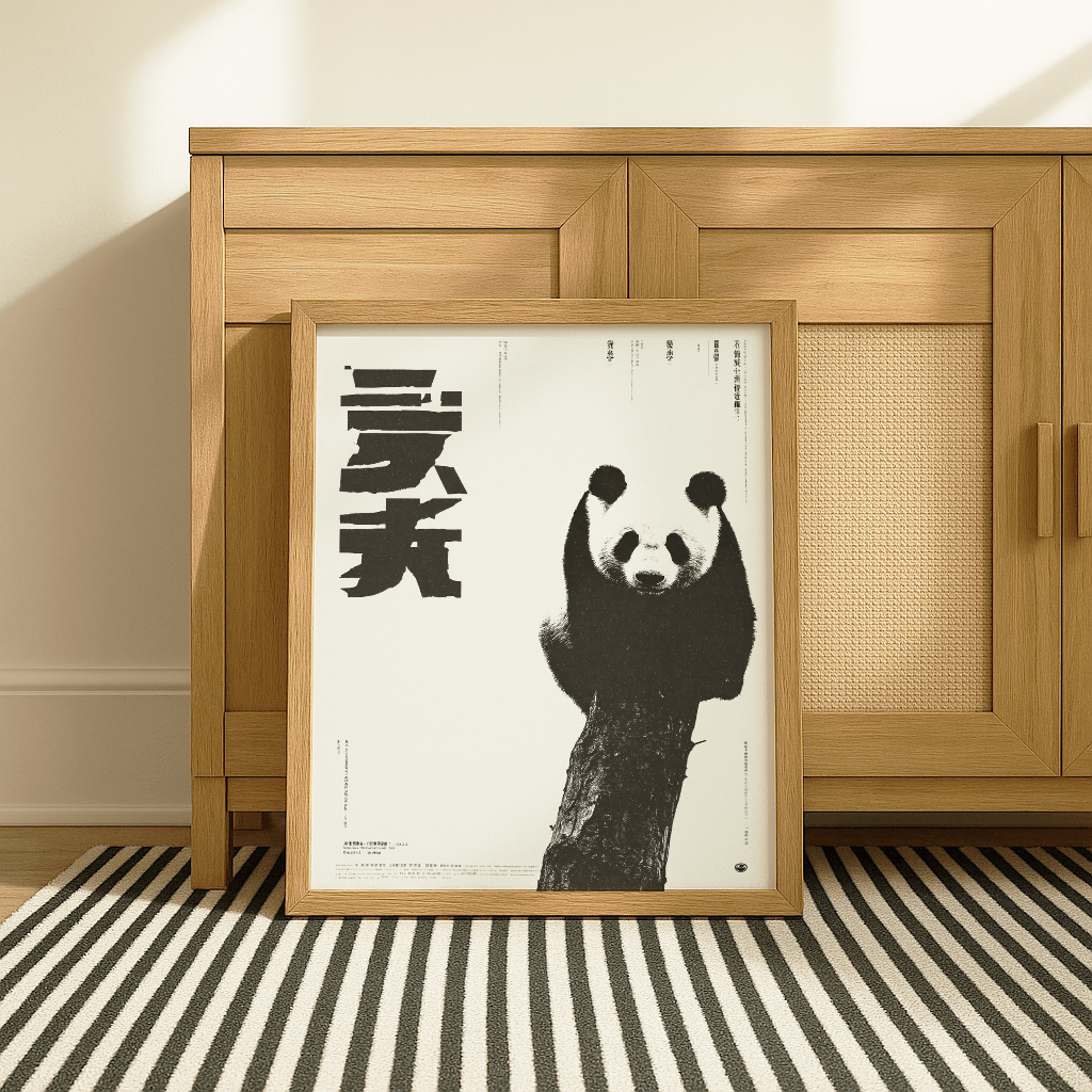 Panda On Perch - The Secret Gallery