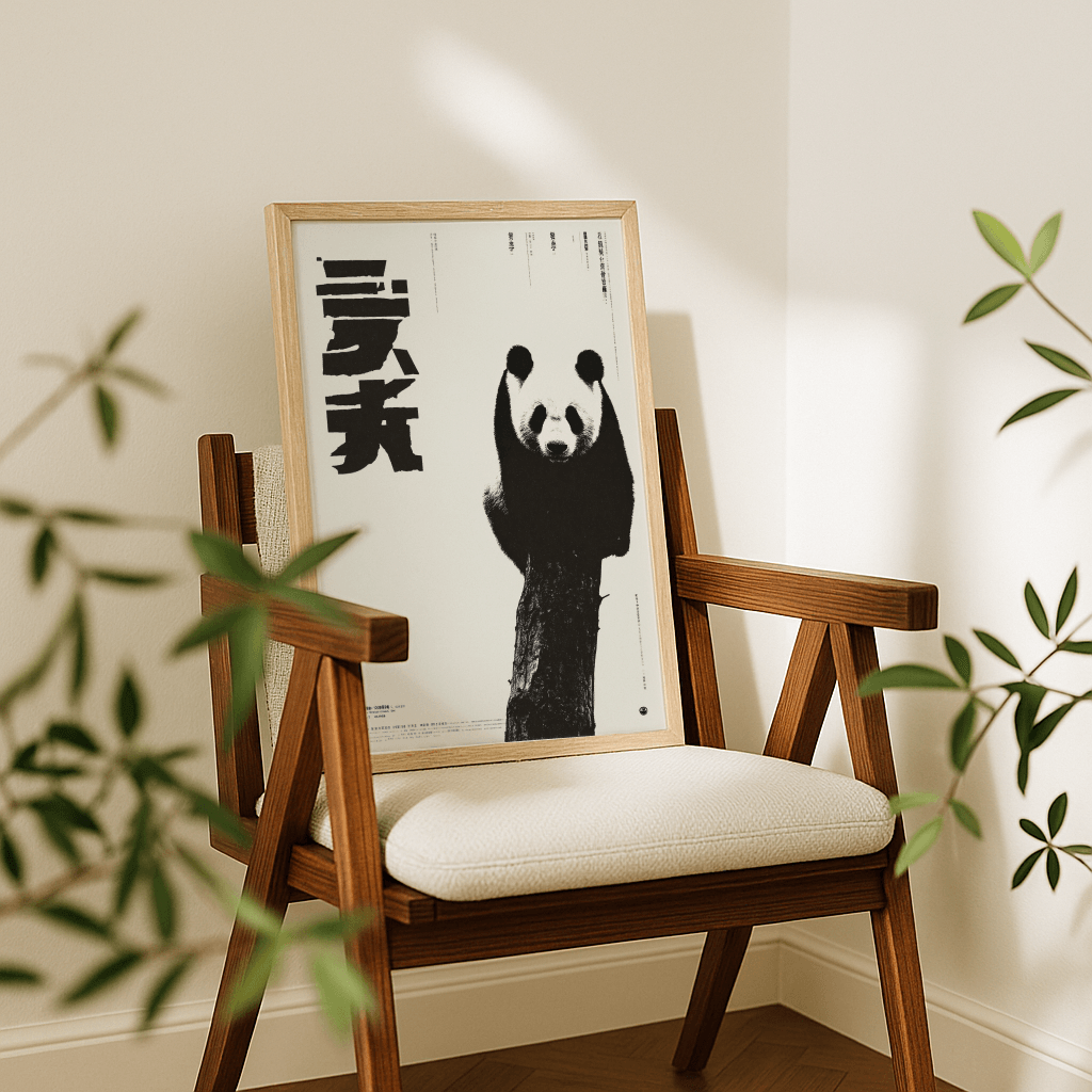 Panda On Perch - The Secret Gallery