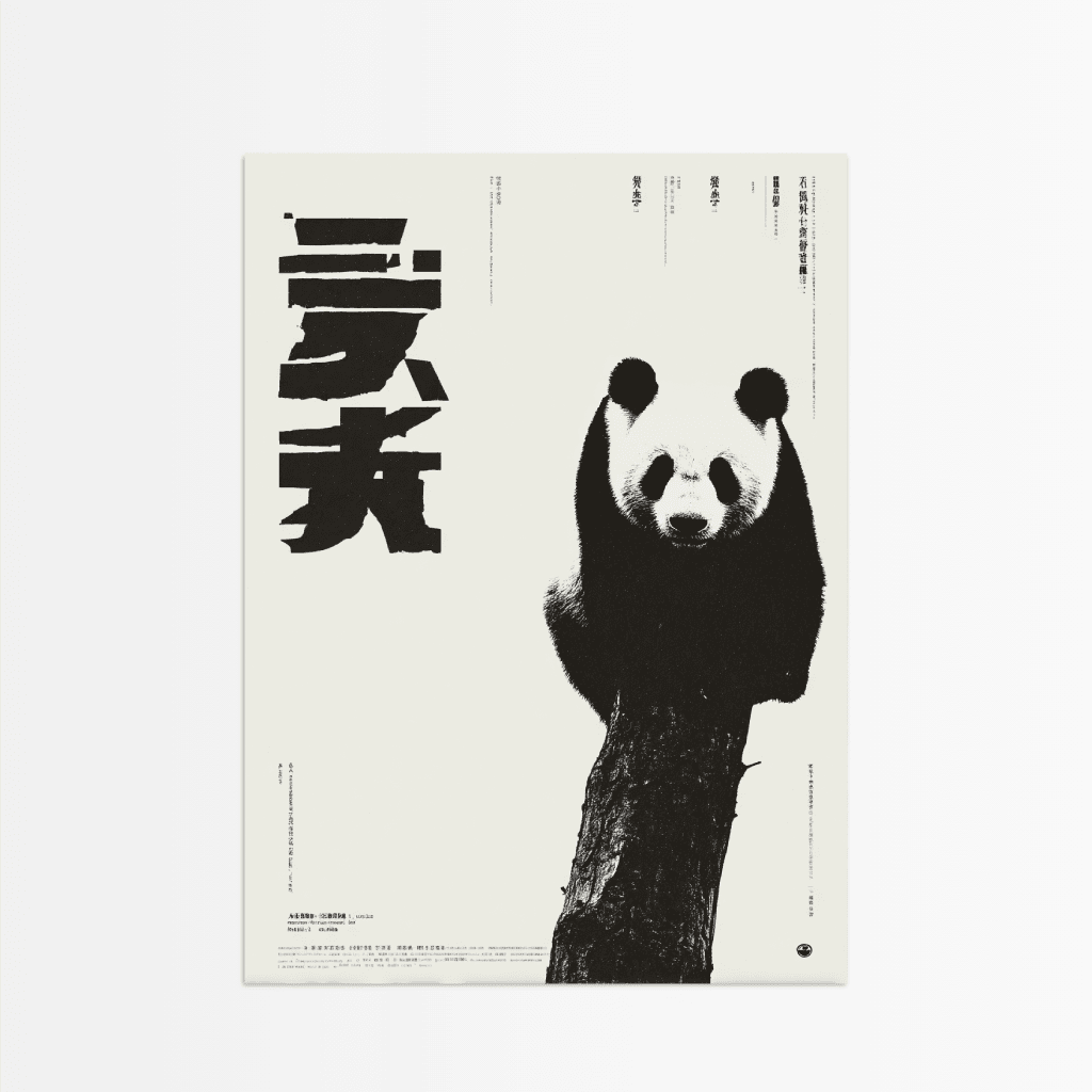 Panda On Perch - The Secret Gallery