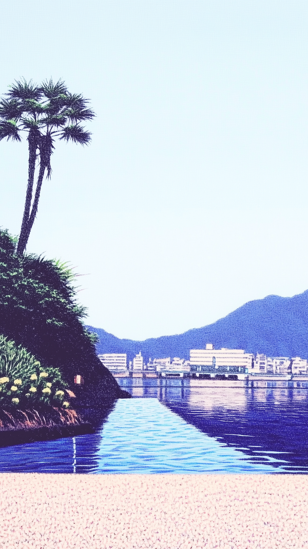 Palms Overlooking the Coast