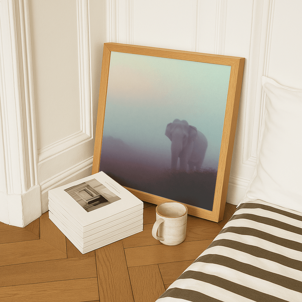 Elephant Dawn Mist - The Secret Gallery