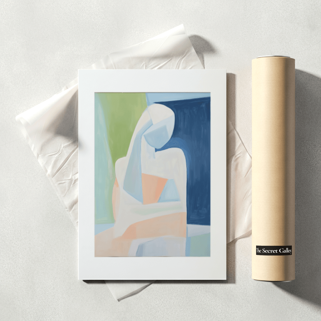 Woman in Cool Hues - The Secret Gallery