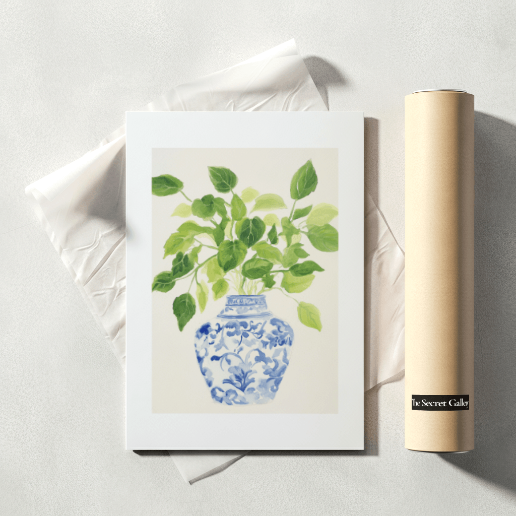 Blue Vase in Harmony - The Secret Gallery