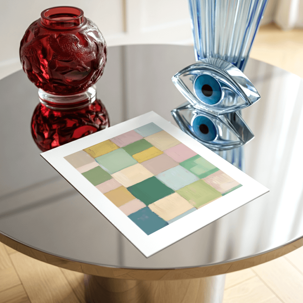 Pastel Checkers - The Secret Gallery