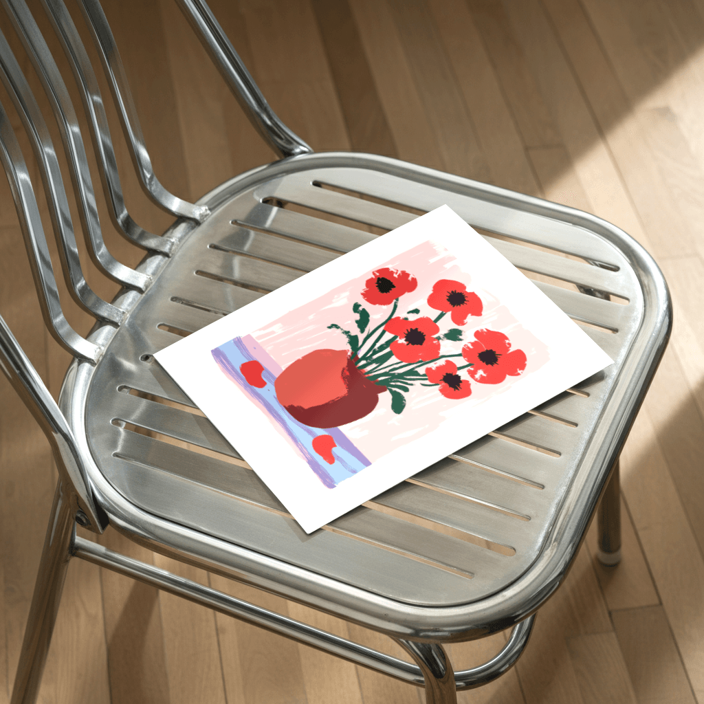 Vase of Poppies - The Secret Gallery