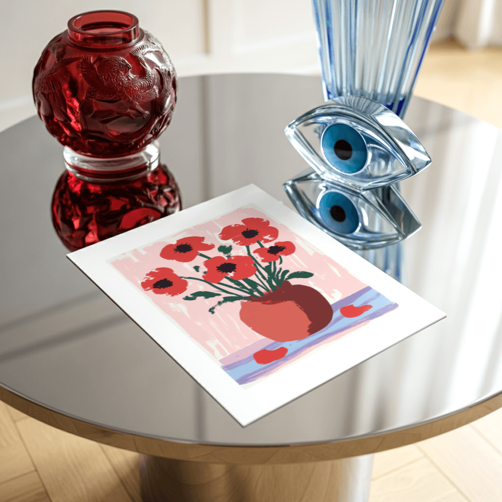 Vase of Poppies - The Secret Gallery