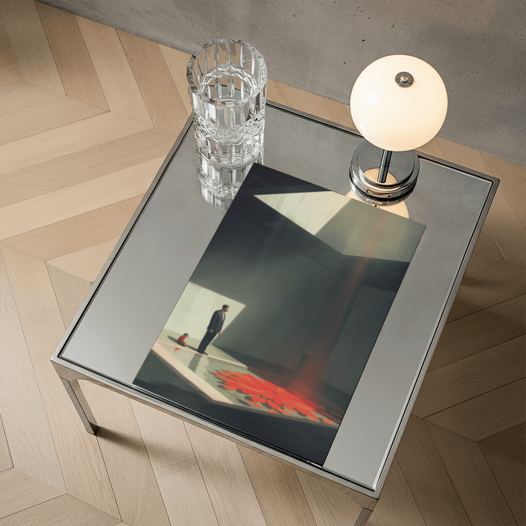 Fractured Patterns in Scarlet - The Secret Gallery