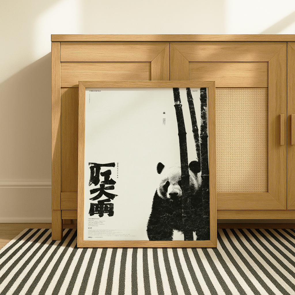 Panda Portrait - The Secret Gallery
