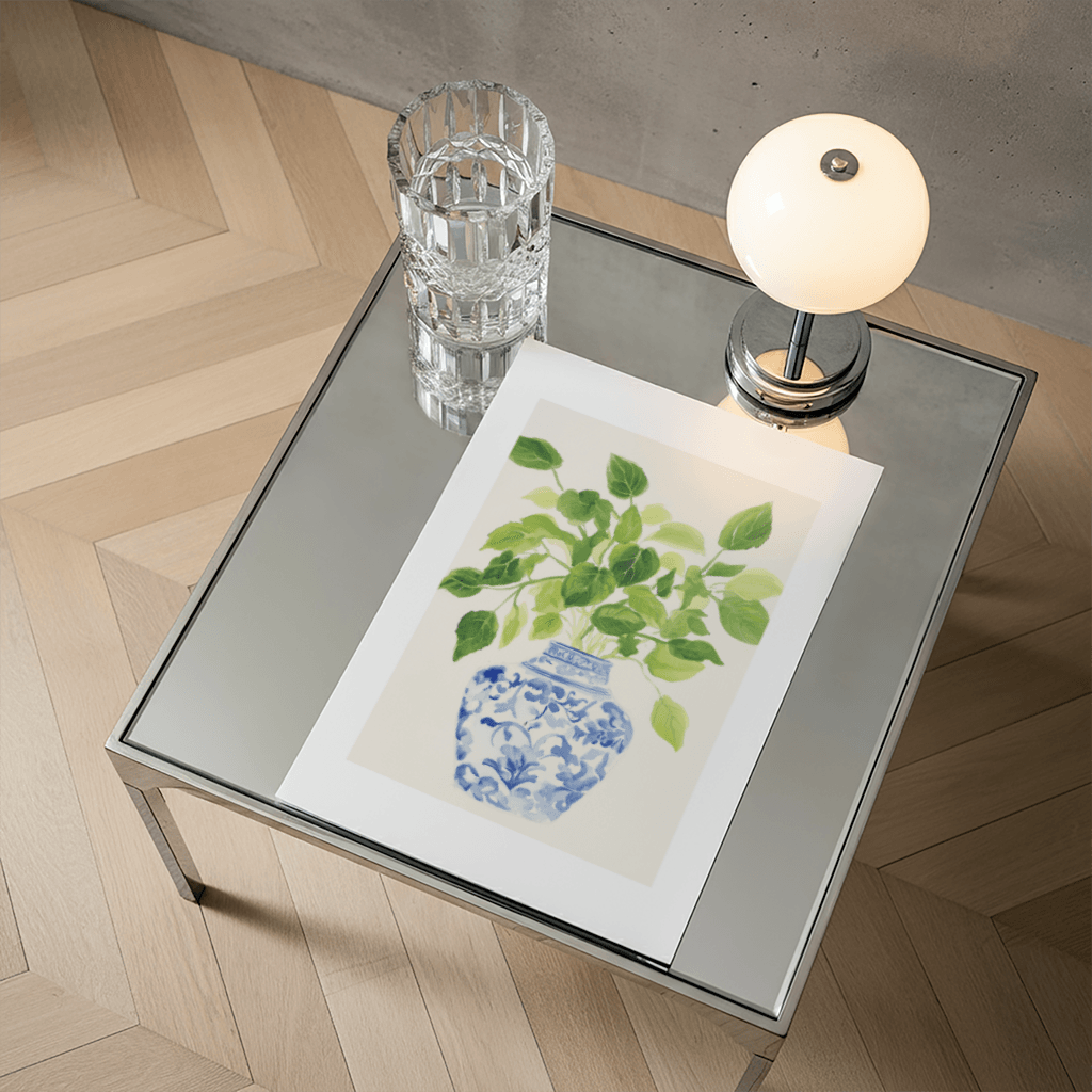 Blue Vase in Harmony - The Secret Gallery