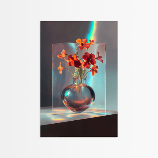 Floral Light Through Glass - The Secret Gallery