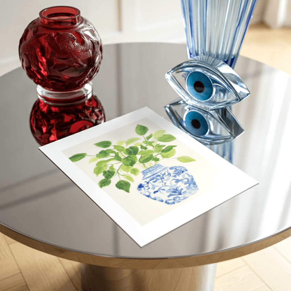 Blue Vase in Harmony - The Secret Gallery