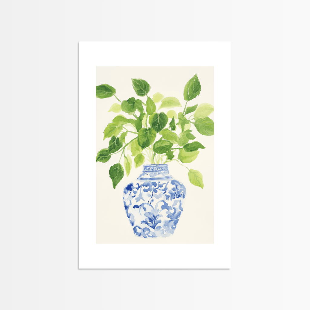 Blue Vase in Harmony - The Secret Gallery