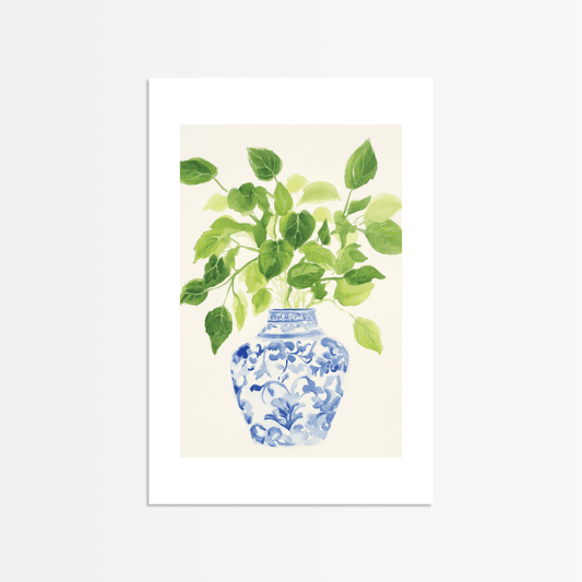 Blue Vase in Harmony - The Secret Gallery