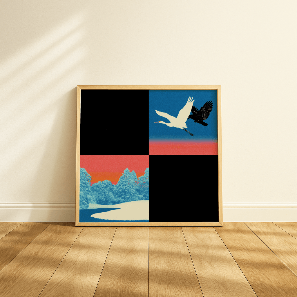 Contrasting Flights Land - The Secret Gallery