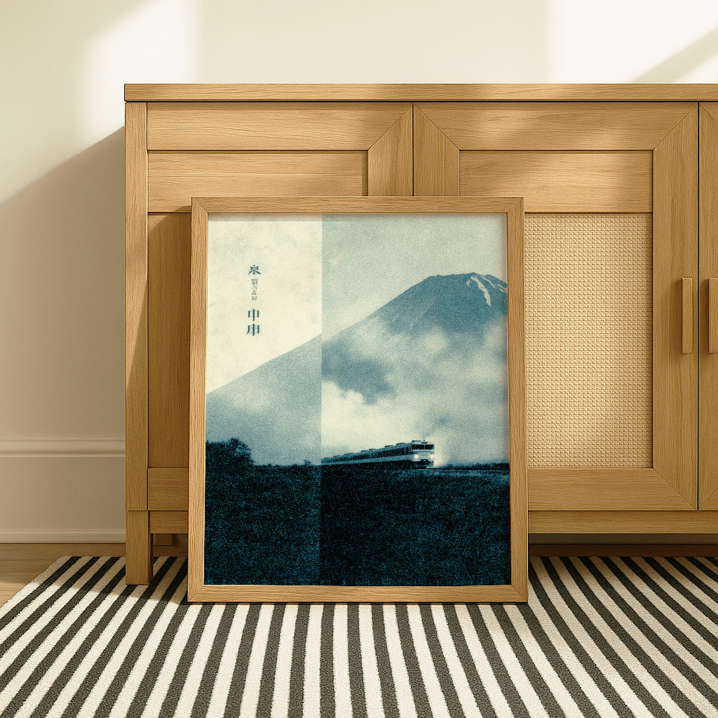 Mountain Train Passing - The Secret Gallery