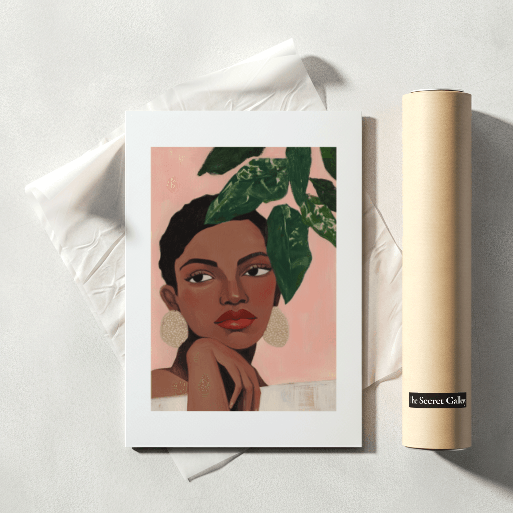 Woman in Jungle Frame - The Secret Gallery