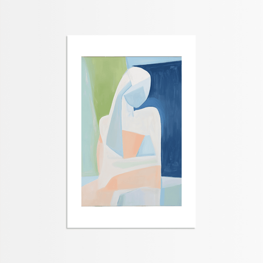 Woman in Cool Hues - The Secret Gallery