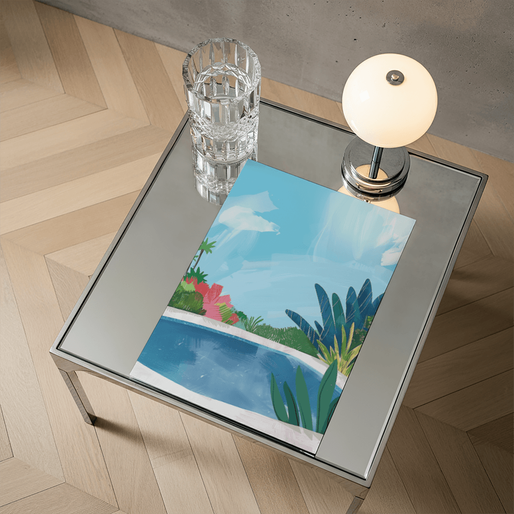 A Day of Solitude by the Azure Pool - The Secret Gallery