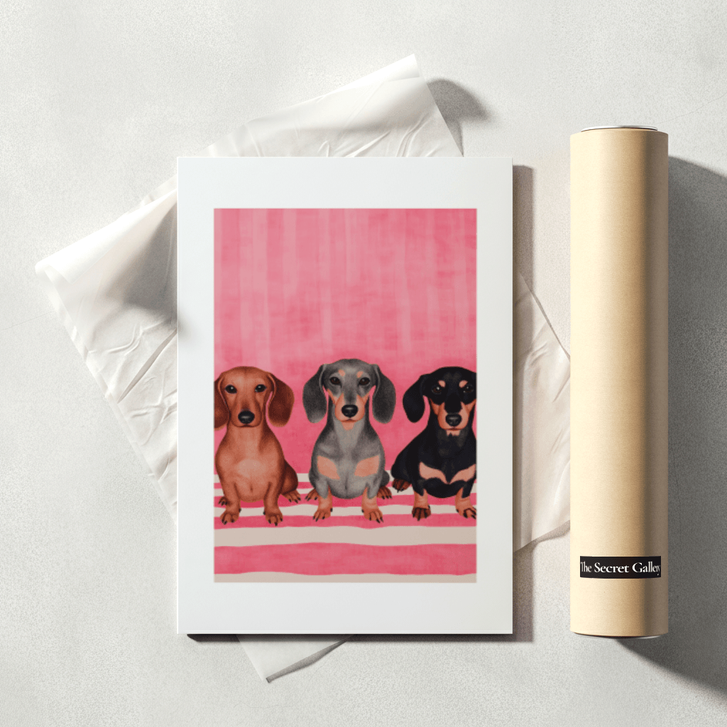 Dachshund Parade - The Secret Gallery
