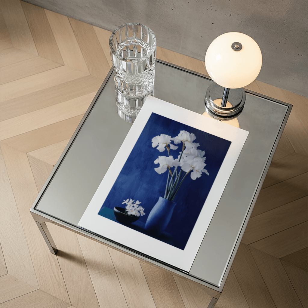 White Orchids in Shadow - The Secret Gallery