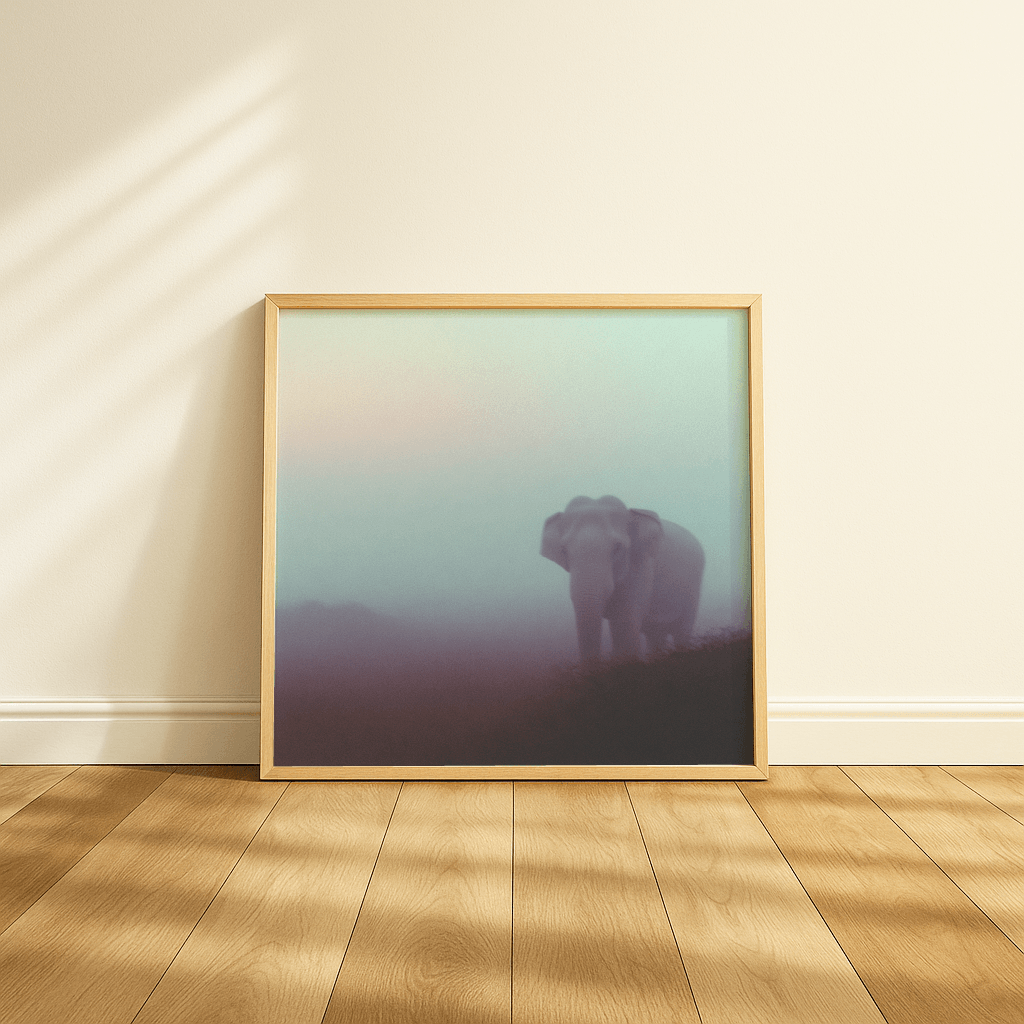 Elephant Dawn Mist - The Secret Gallery