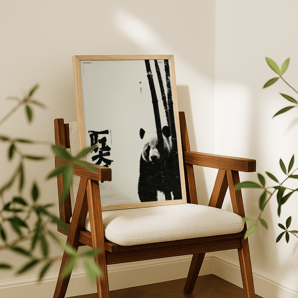 Panda Portrait - The Secret Gallery