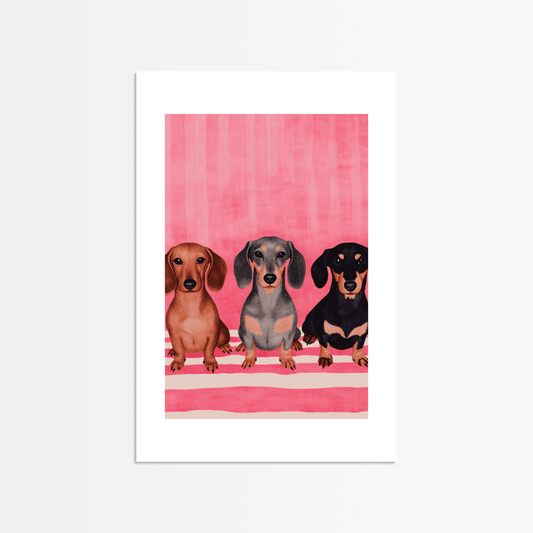 Dachshund Parade - The Secret Gallery