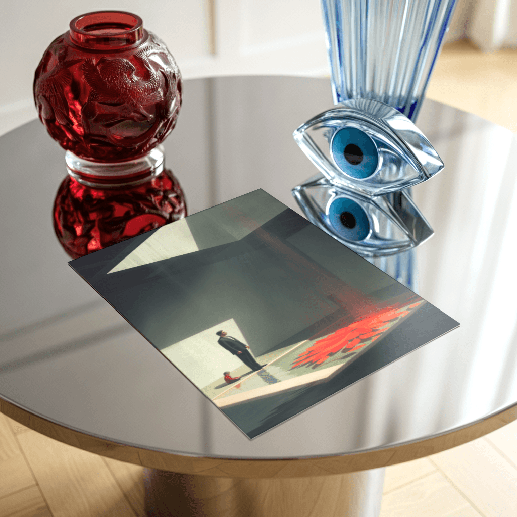 Fractured Patterns in Scarlet - The Secret Gallery