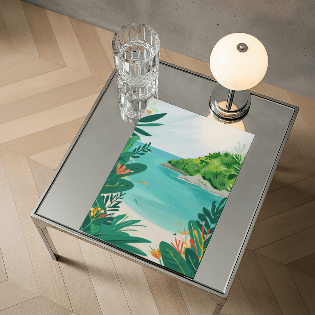 Reflections in an Emerald Cove - The Secret Gallery