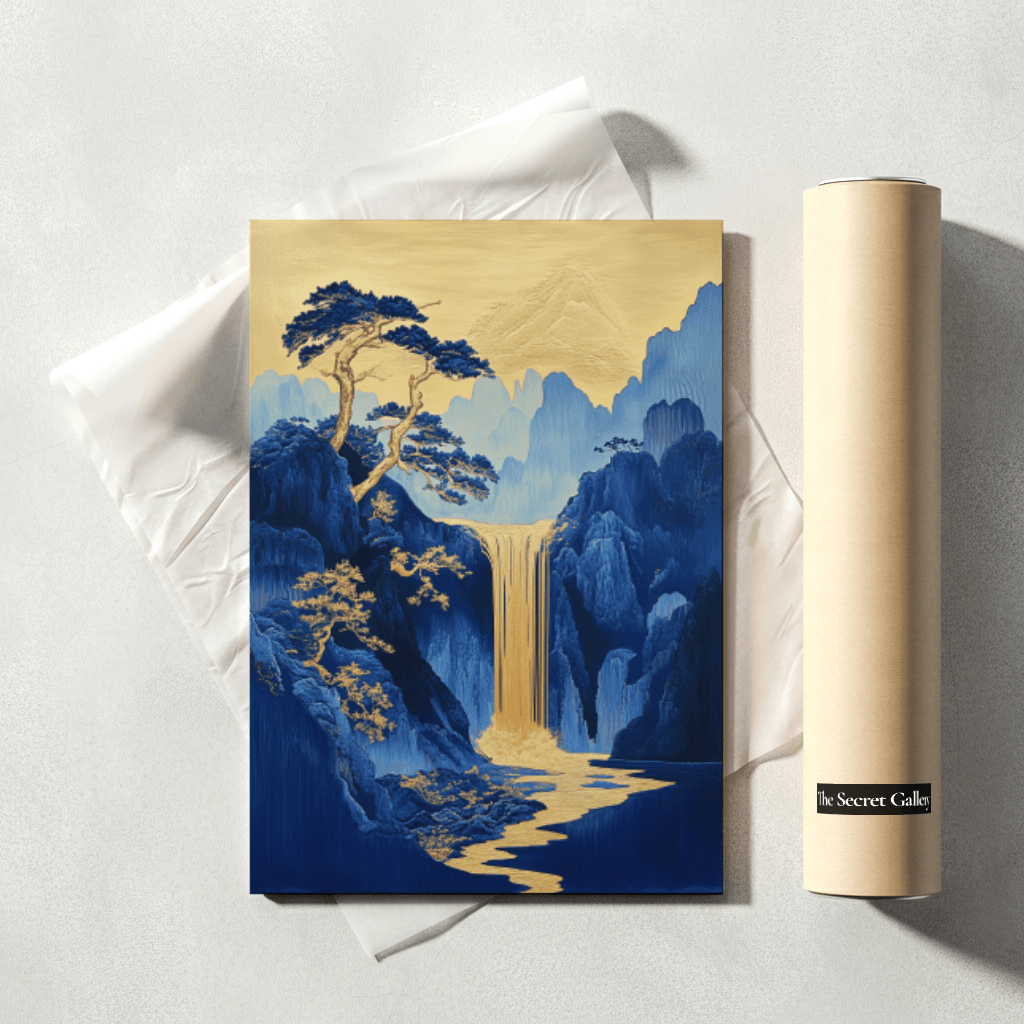 Golden Dreams in Blue Reality - The Secret Gallery