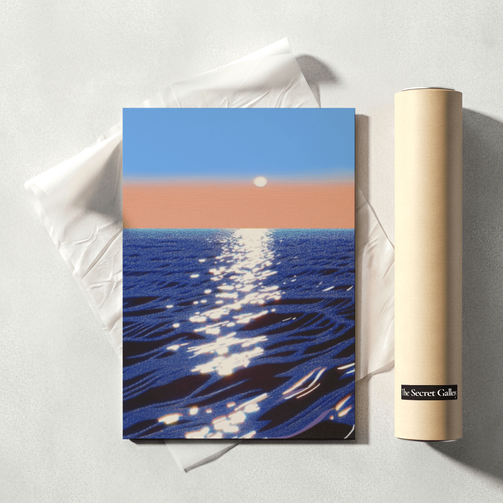 Sunset Over Calm Waters - The Secret Gallery