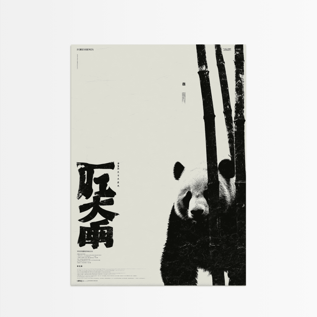 Panda Portrait - The Secret Gallery