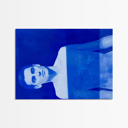 Blue quiet man