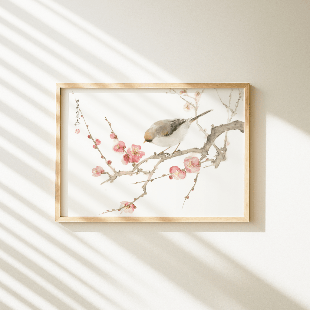 Plum Blossom Bird - The Secret Gallery