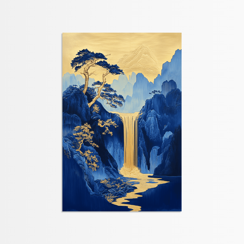 Golden Dreams in Blue Reality - The Secret Gallery