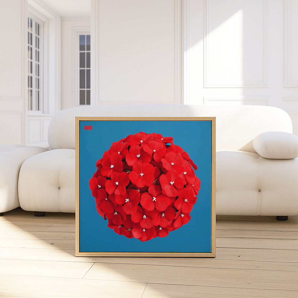 Red Flower Ball - The Secret Gallery
