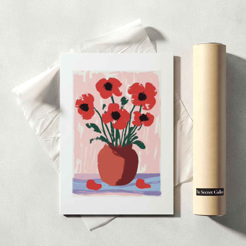 Vase of Poppies - The Secret Gallery