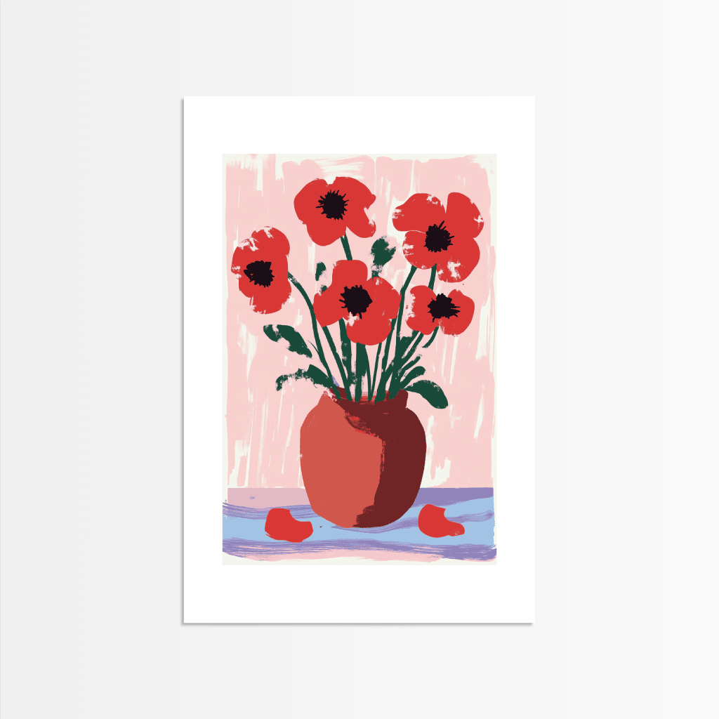 Vase of Poppies - The Secret Gallery