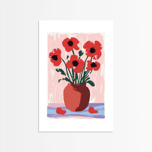 Vase of Poppies - The Secret Gallery