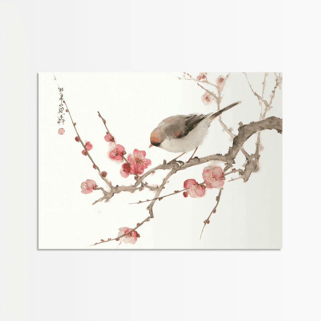 Plum Blossom Bird - The Secret Gallery