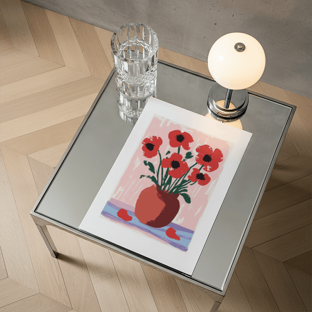 Vase of Poppies - The Secret Gallery