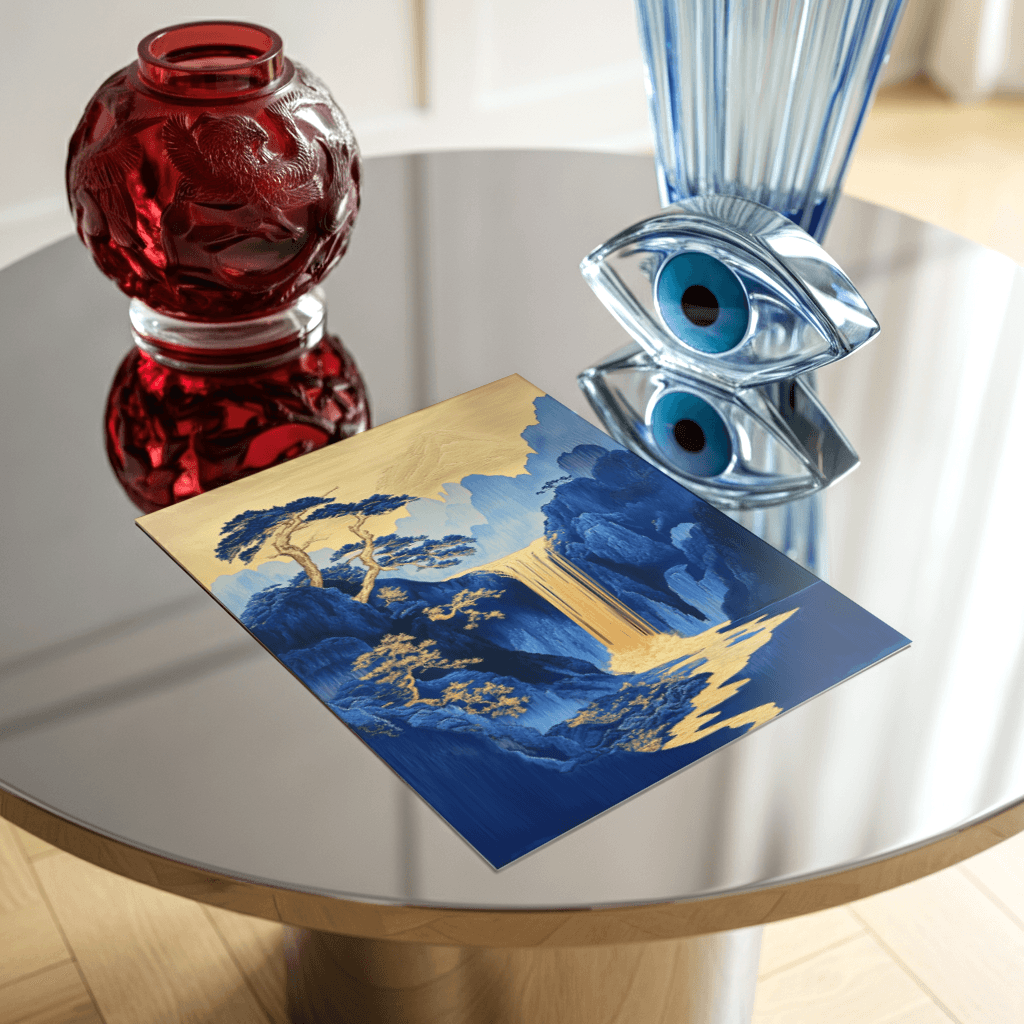 Golden Dreams in Blue Reality - The Secret Gallery