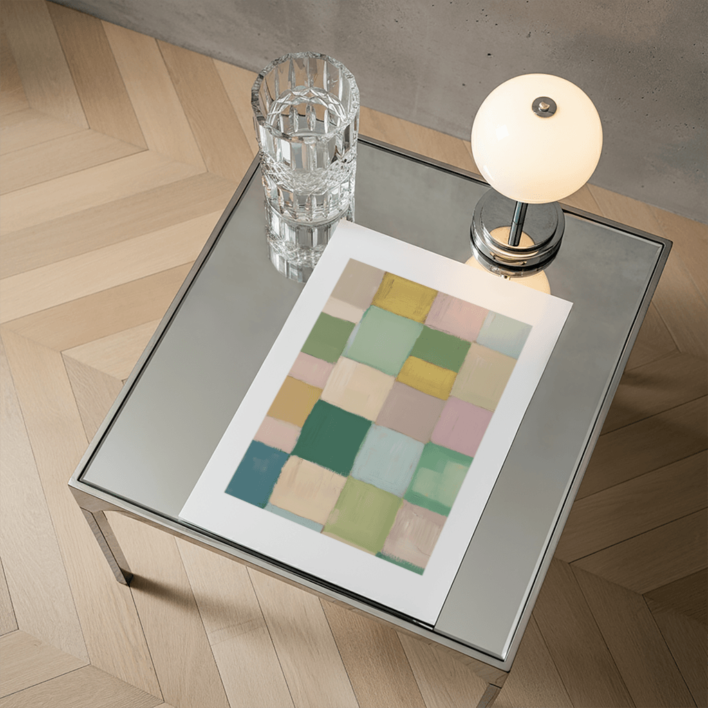 Pastel Checkers - The Secret Gallery
