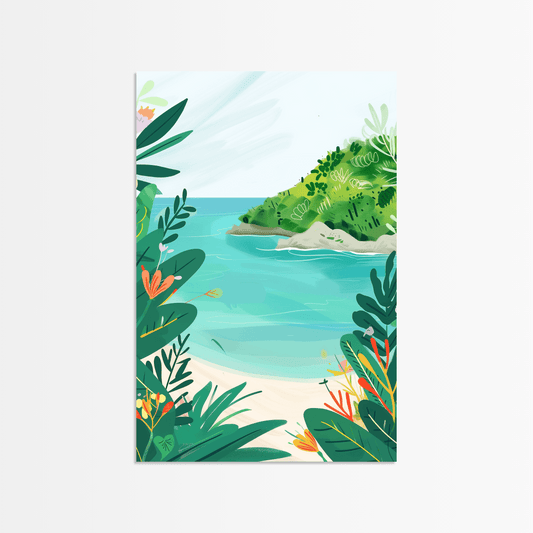 Reflections in an Emerald Cove - The Secret Gallery