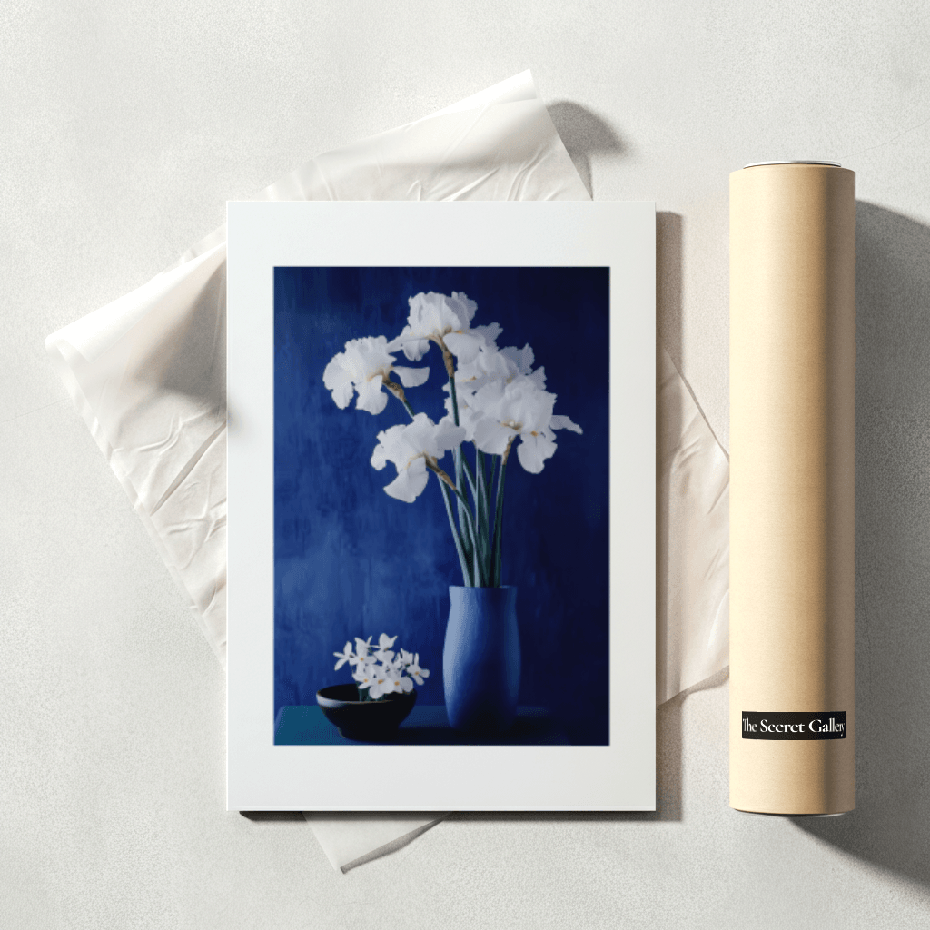 White Orchids in Shadow - The Secret Gallery