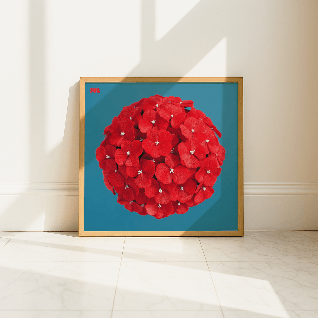 Red Flower Ball - The Secret Gallery