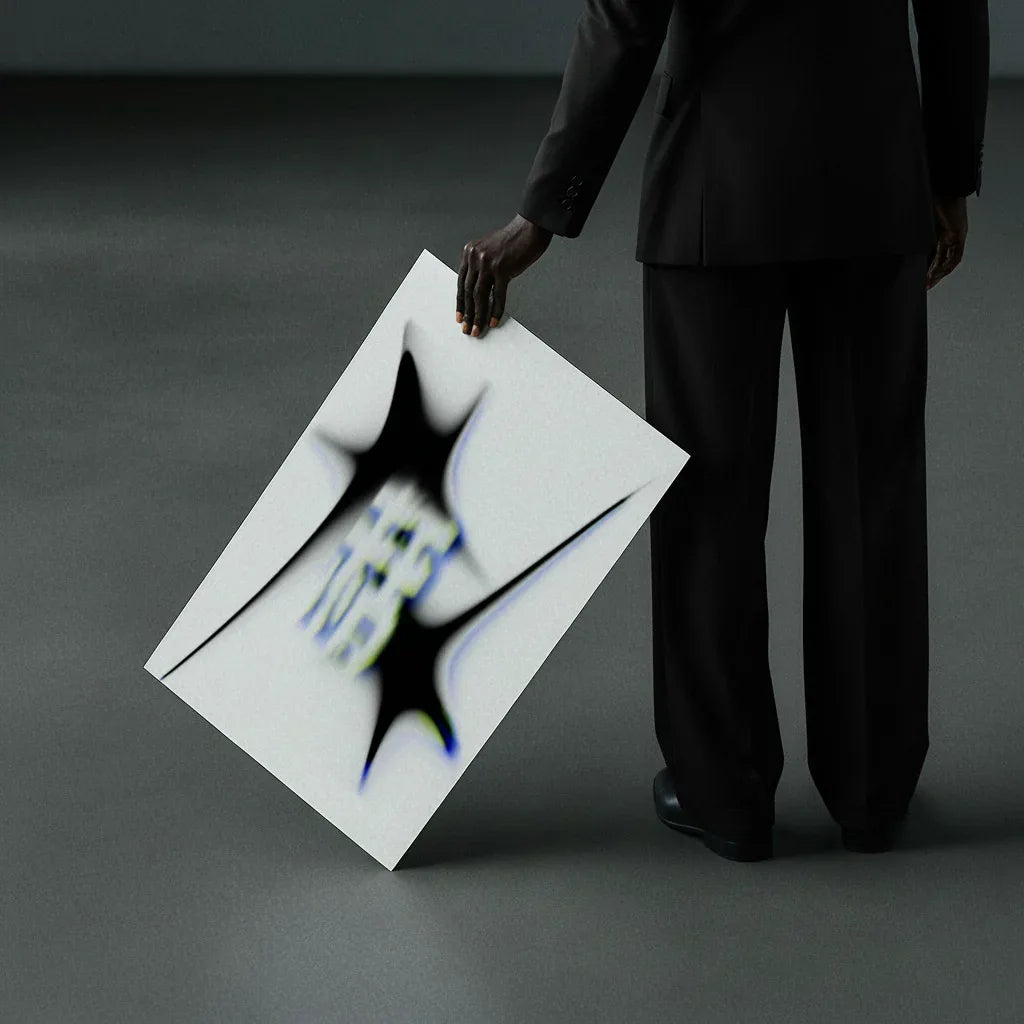 Moderne abstrakte Poster von The Secret Gallery mit einzigartigem Design und Farben