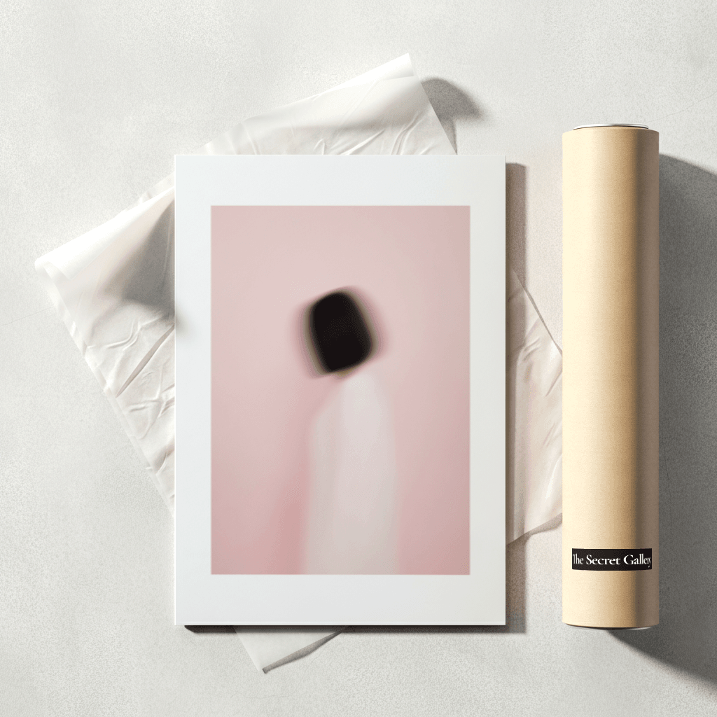Modernes Poster abstrakt von The Secret Gallery mit sanften Farben und minimalistischen Design